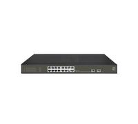 LevelOne GES-2118P Hilbert - Switch Gigabit Poe Smart Lite a 18 Porte, 16 uscite Poe, 2 x Gigabit SFP, 802.3at/AF Poe, 230 W