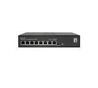 LevelOne GES-2208 switch di rete Gestito L2 Gigabit Ethernet (10/100/1000) Nero