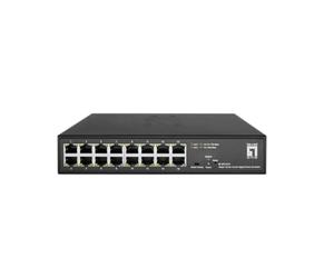 LevelOne GES-2216 Hilbert - Switch smart lite Gigabit da 10" a 16 porte