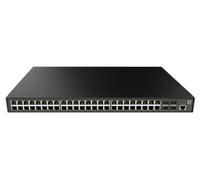 LevelOne GTP-5271 - Switch Gigabit PoE a 52 porte, L3 Lite gestito, 4 x 10 GbE SFP+, 48 uscite PoE, budget di prestazioni PoE da 400 W