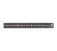 Level One Switch di rete GTU-5211 Non gestito Gigabit 52 porte (48x RJ45, 4x 10GbE SFP+) Nero