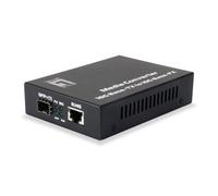 LevelOne GVT-0500 convertitore multimediale di rete 10000 Mbit/s Nero