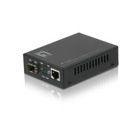 Level One Convertitore di media GVT-2000 – Gigabit Ethernet SFP 1000 Mbit/s Nero
