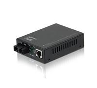 LevelOne GVT-2001 convertitore multimediale di rete 1000 Mbit/s 850 nm Modalità multipla Nero