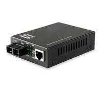 LevelOne GVT-2002 convertitore multimediale di rete 1000 Mbit/s 1310 nm Modalità singola Nero