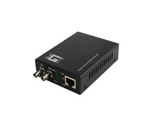 LevelOne GVT-2003 convertitore multimediale di rete 1000 Mbit/s 1310 nm Modalità singola Nero NEW