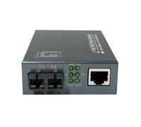 LevelOne GVT-2013 - Convertitore multimediale Gigabit RJ45-SC, PoE PSE, fibra ot
