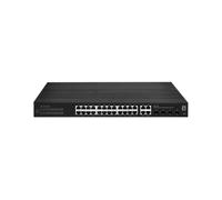 LevelOne Hilbert - Switch industriale Gigabit Smart Lite a 28 porte, 24 x Gigabit RJ45, 4 x Gigabit SFP/RJ45 Combo