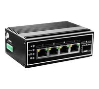 LevelOne IGP-0502 Switch -40°C bis 75 4 x PoE+ Interruttore 1 Gbps 5-port Full