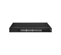 LevelOne Hilbert - Switch industriale Gigabit Smart Lite a 28 porte, 24 x Gigabit RJ45, 4 x Gigabit SFP/RJ45 Combo