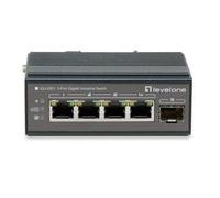 LevelOne Switch 5Port Gigabit PoE DIN-Rail,-30ÃÂ°C to 65ÃÂ°C
