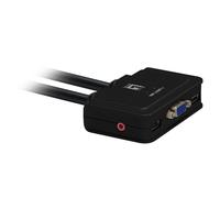 LevelOne KVM-0223 Nero switch per keyboard-video-mouse (kvm), KVM-0223