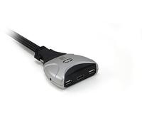 LevelOne KVM-0290 switch per keyboard-video-mouse (kvm) Nero, Grigio