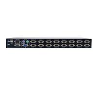 LevelOne KVM-3216 switch per keyboard-video-mouse (kvm) Montaggio rack Nero