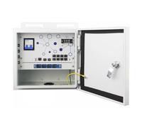 LevelOne OSW-1061, Switch Gigabit Ethernet Poe gestito L2 a 10 Porte, 8 uscite Poe 10/100/1000 Mbps + 2 Porte SFP Gigabit uplink