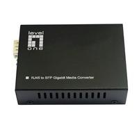 LevelOne GVT-2015 - Convertitore multimediale Gigabit RJ45 a SFP, 802.3bt 60 W Poe PSE