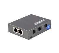 LevelOne Splitter POS-3000 1x GE/ 5~12V DC Gigabit PoE Plus Splitter/nero