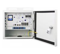 LevelOne OSW-1061, Switch Gigabit Ethernet Poe gestito L2 a 10 Porte, 8 uscite Poe 10/100/1000 Mbps + 2 Porte SFP Gigabit uplink