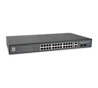 LevelOne GEP-2841 switch di rete Gestito L2 Gigabit Ethernet 10/100/1000 Supporto Power over Ethernet PoE 1U Nero