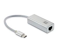 LEVELONE USB0402 - Adattatore USB-C>1 LAN RJ45 compatto bianco