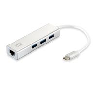 LevelOne USB-0503 Gigabit USB Network Adapter with USB Hub (Microsoft Xbox One)