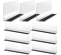 Levemolo 10 Pezzi Divisori Mensole Magnetici PVC Altezza Separatore Classifica Spazi Negozio Supermercato