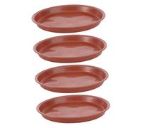 Levemolo 10 Pezzi Sottovasi in Plastica Ømm per Vasi Piante e Piccoli Vasi Antiscivolo e Resistente al Vassoio Proteggi Superfici per e Balcone