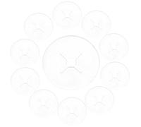 Levemolo 100 Clip di per Ganci a in Plastica PE Resistenti Accessori per Pannelli Forati Soluzione Pratica per Controllo della Merce in Negozio