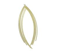 Levemolo 10pezzi Fret Wires Ottone Per Chitarra Sostituzione Per Chitarre Classiche e Folk Facile Installazione e Durabilità Strumenti Per Liutai