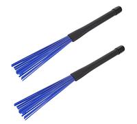 Levemolo 1paio Spazzole Per Batteria Nylon Professionali Set Da Ergonomico Per Jazz e Pratica Spazzola Resistente e Leggera Per Iniziare Suonare