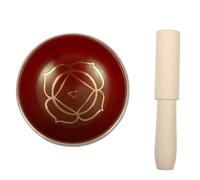 Levemolo 1set Ciotola Tibetana Per Meditazione Con Bastoncino Strumento Musicale Per Profondi Stati Di Rilassamento e Creatività Design Artigianale Leggera e Portatile Perfetta Per Viaggi