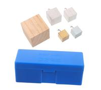 Levemolo 1set Cubi di Densità in Rame Ferro Alluminio e Legno Kit Completo per Esperimenti Scientifici di Massa e Volume Strumenti Educativi per Laboratori di Fisica e Chimica Blocchi