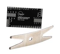 Levemolo 1set Strumenti Per Misurare Azione Delle Corde Della Chitarra e Del Violino Ruler Di Precisione Per Corde Utensile Professionale Per Musicisti e Riparatori