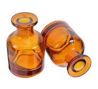 Levemolo 2 flaconi Vuoti per diffusore di Oli Essenziali: flaconi con Bastoncini di giunco - contenitori per aromi in Vetro - 150 ml/5 oz, diffusore di Oli Essenziali, Barattolo Ricaricabile per