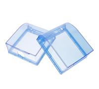 Levemolo 2 Pezzi Coperchio per Presa Elettrica Autoadesivo in PC Blu, Pratico e Resistente, Protezione Anti Spruzzi per Bagno e Cucina
