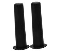 Levemolo 2 Pezzi Copertura Punte Ombrello in Plastica Nero per Ricambio Accessori Ombrellone Facile da Installare per Bastoni da Passeggio e Ombrelloni da Giardino