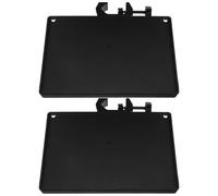 Levemolo 2 Pezzi Mic Stand Tray Organizer Shelf For Tube Desktop Microphone Holder With Sound Card Rack For Streaming And Podcasting