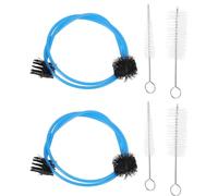 Levemolo 2 set di spazzole flessibili per pipa - Set di spazzole multifunzionali antigraffio per la pulizia di strumenti musicali per flauto, tromba e sassofono - Kit di manutenzione essenziale per