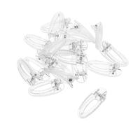 Levemolo 20 Pezzi Clip Capelli a Becco d'Anatra Ovali in Resina Piccole Fermagli per Neonati e per Scuola e Festa Colore Casuale