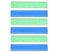 Levemolo 20 Pezzi Righello Scolastico Dritto 0-15cm in PVC per Studenti | Uso Multiuso, Misurazione Accurata, Resistente All'usura, Scala Chiara, per Scuola e Fabbrica Colore Casuale