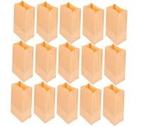 Levemolo 20 pezzi Sacchetti in Carta Kraft Lavabili per Alimenti da Sacchetti Riutilizzabili per Frutta Verdura Snack Resistenti Impermeabili e Antigrasso Multiuso per Casa e Ufficio