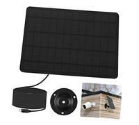 Levemolo 20w Pannello Solare Per Telecamera Sicurezza Caricabatterie Solare Monocristallino Staffe Montaggio Gradi Compatibile Porte Micro Usb