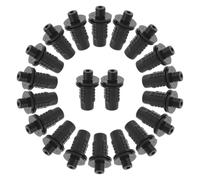 Levemolo 30 Pezzi Kit di Chiusure per Griglie Altoparlanti Nere in Plastica, Sostituzione Affidabile Fissaggio Rapido per Sistemi Audio Domestici