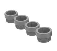 Levemolo 4 Pezzi Adattatore per Tubo per Ombrellone Adattatore per Base per Ombrellone Supporto per Connettore Manicotto Stabilizzatore per Palo da Piscina