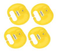 Levemolo 4 Pezzi Clip lo Svezzamento dei Vitelli in Plastica Resistente, Anelli a Molla per Naso del Bestiame, Strumento per Prevenire la Suzione, Adatto per Allevamenti e Pascoli