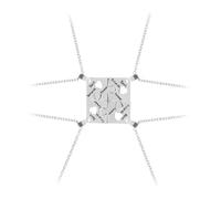 Levemolo 4 Pezzi Collana Amicizia per Ragazze Ciondolo Puzzle Incisa in Lega senza Piombo Colore Argento per San Valentino e Ringraziamento