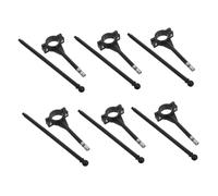 Levemolo 6 Pezzi Aste per Manubrio Bici Supporto Leggero e Resistente per Bandierine Decorazione Facile da Installare per Feste Sfilate e Pubblicità su Biciclette e