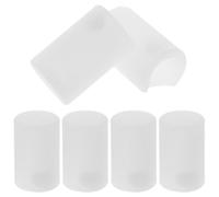 Levemolo 6 Pezzi Protezioni per Maniglie in Silicone Bianco per Armadio e Mobili, Antiurto e Protezione, Facili da Aprire e Chiudere, la Sicurezza Domestica
