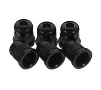 Levemolo 6pezzi Ghiere per Corde di Basso Nere Parti di Chitarra Elettrica Accessori per Basso Elettrico Guide per Corde Alberi di Fissaggio per Forniture per Chitarra Hardware di Ricambio