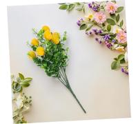 Levemolo 8 Pezzi Bouquet Artificiali Eucalipto con Decorativi Verdi per ed Riempitivo per Vaso da Matrimonio